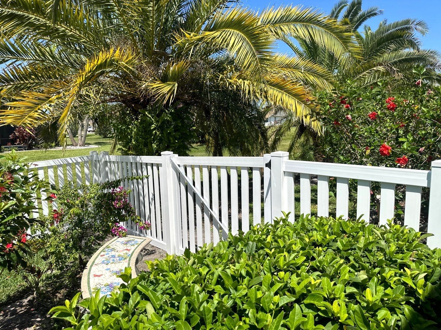 White Vinyl Picket Fence using 4Ft White Vinyl Picket Fence by Asap fence and gates, LLC