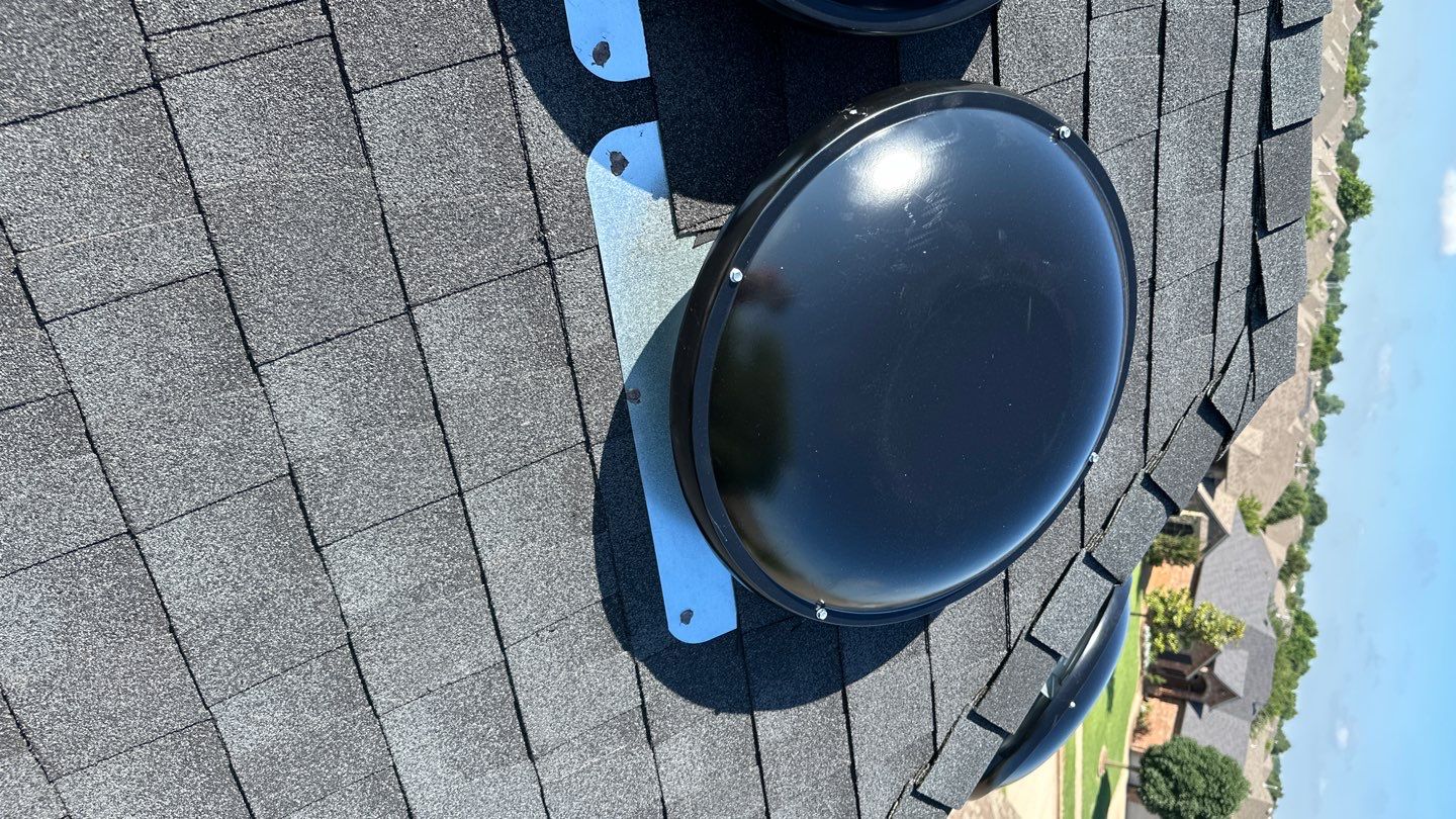 roof & vent replacement in Mustang by McCann's Roofing and Construction