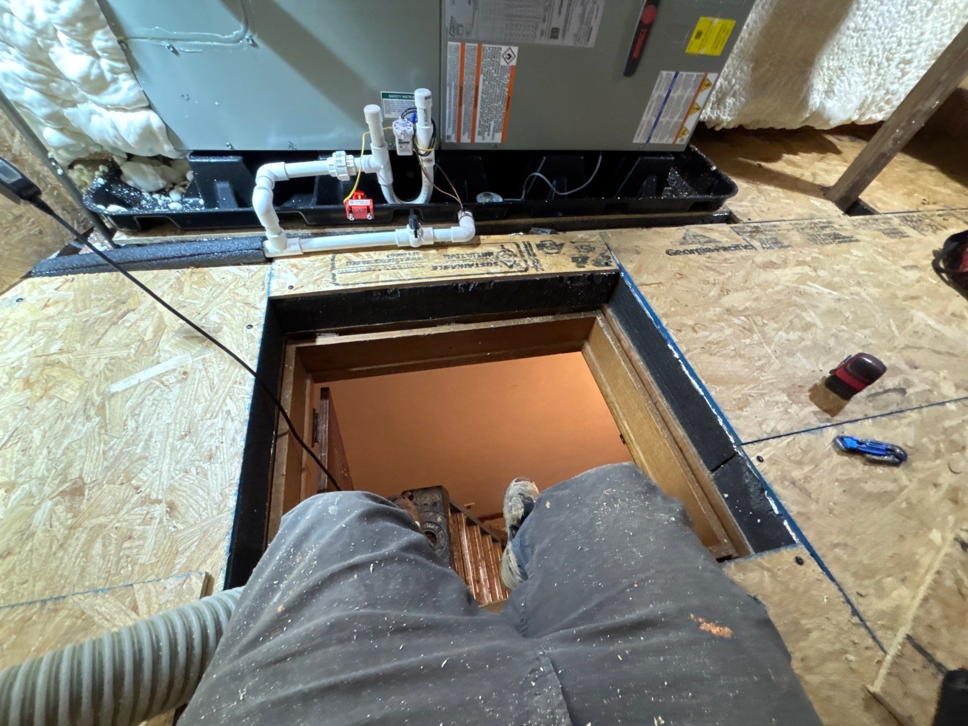 Attic insulation and access upgrade in Steubenville, OH by Home Environment Solutions