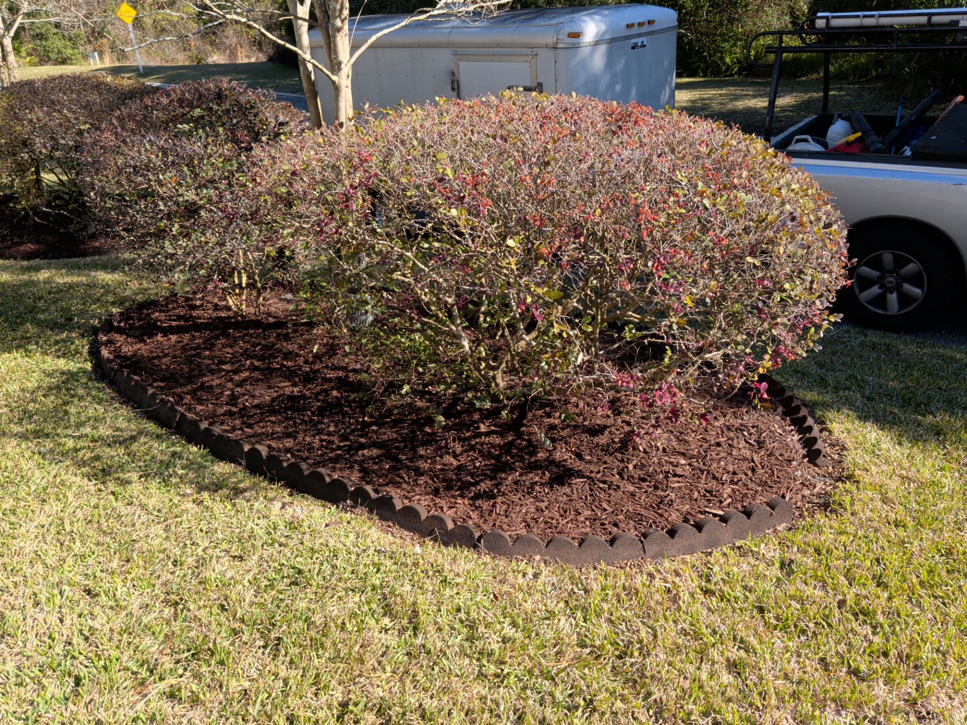 Flower Bed Cleanup & Mulch Preparation — Jacksonville Beach by Harmoni Home Services