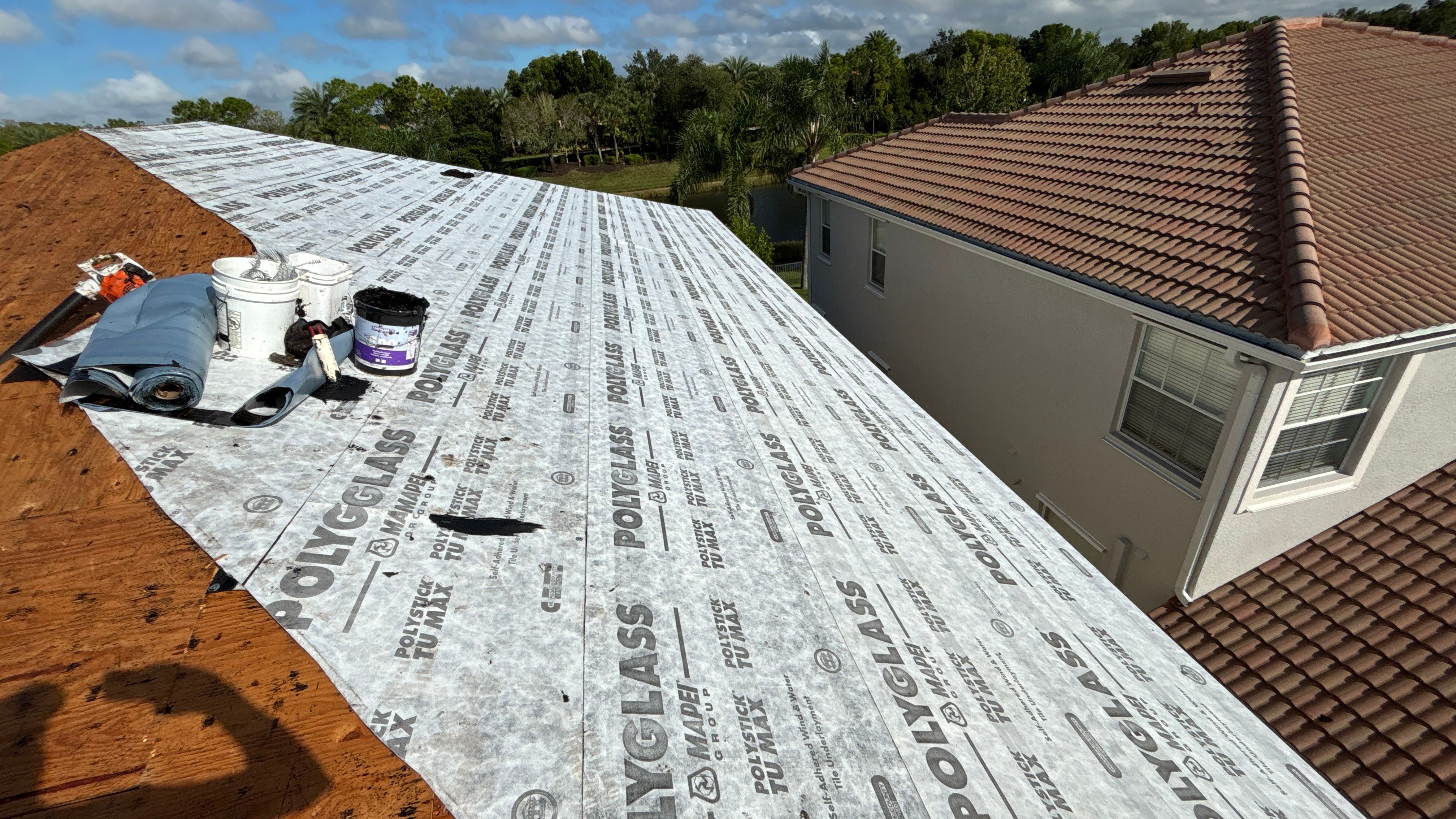 Residential Concrete Tile Install in Fort Myers, FL by International Roofing