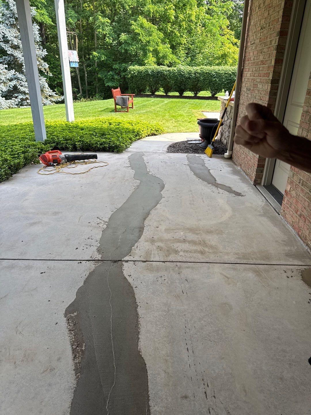 Driveway Walkway Patio Project in Canonsburg by Floors in a Day, Inc