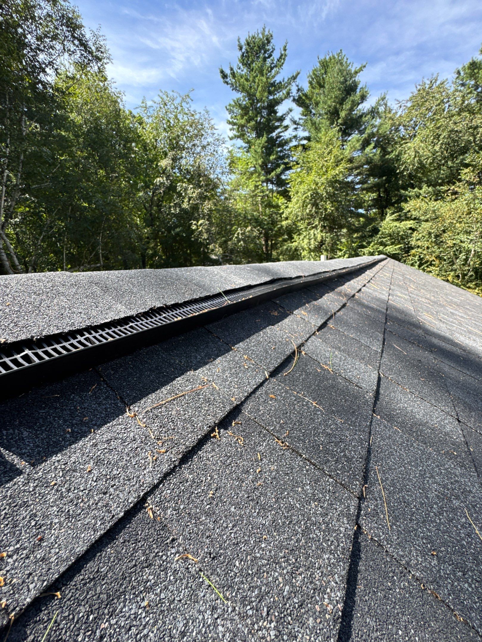 Roof Replacement in Stratham, NH - OC Onyx Black w/ Black Drip Edge by Compass exteriors