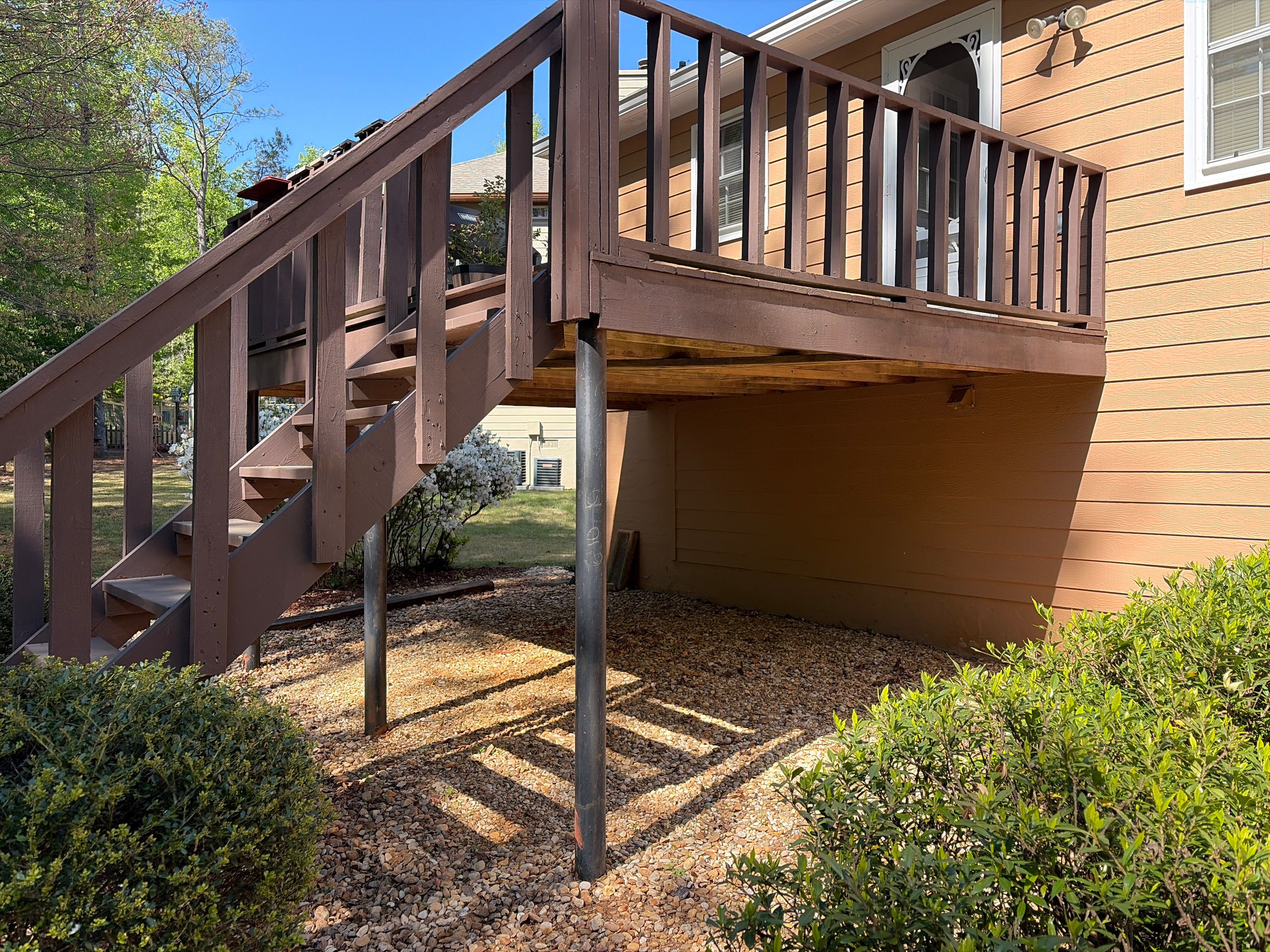 Lawrenceville, GA Deck Rebuild using Deckorators Venture Series and Pressure Treated Pine by Nelson Exteriors 