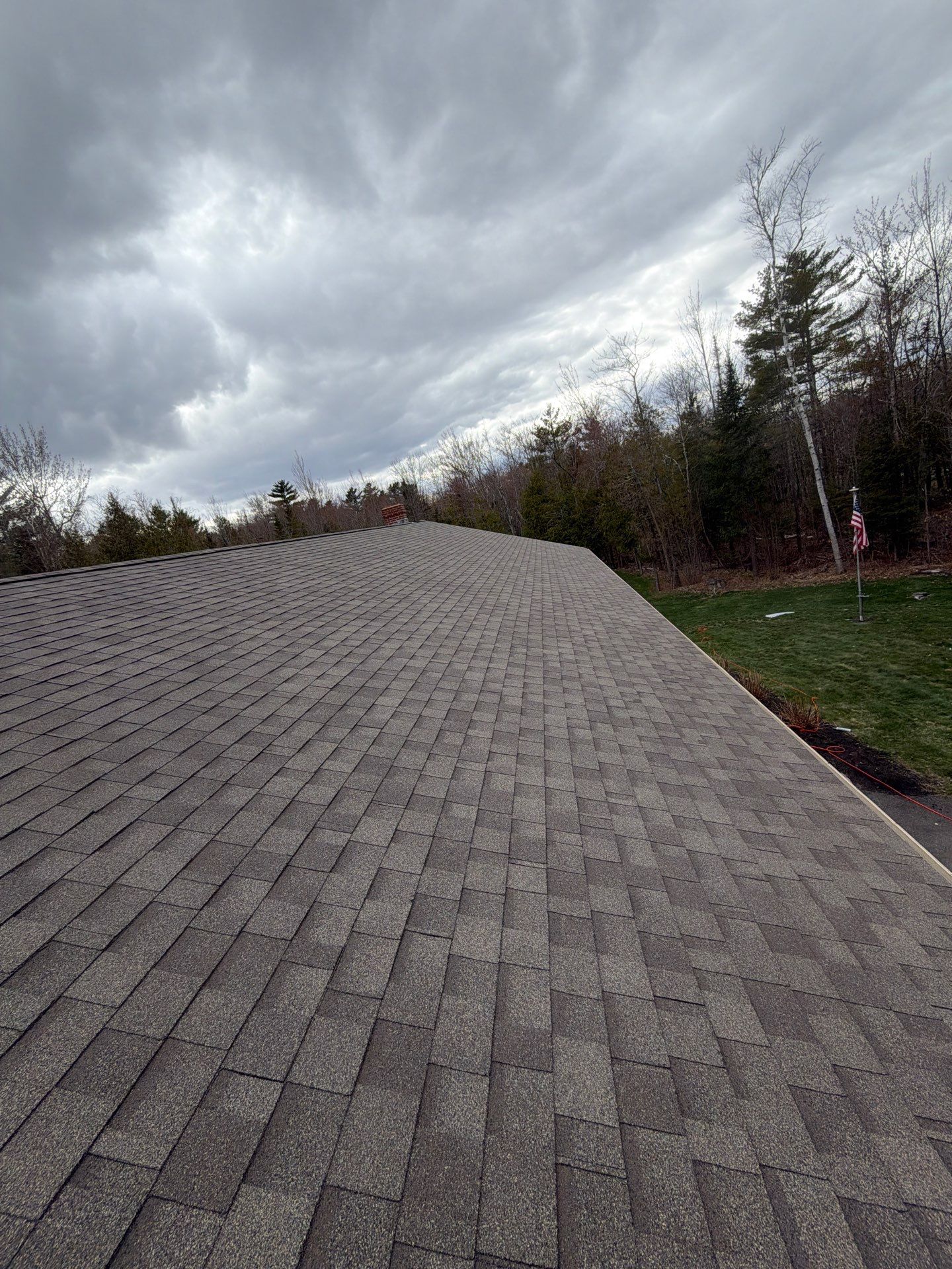 Asphalt Roof Replacement with IKO Cambridge Shingles in Fairfield, ME by Tall pine roofing