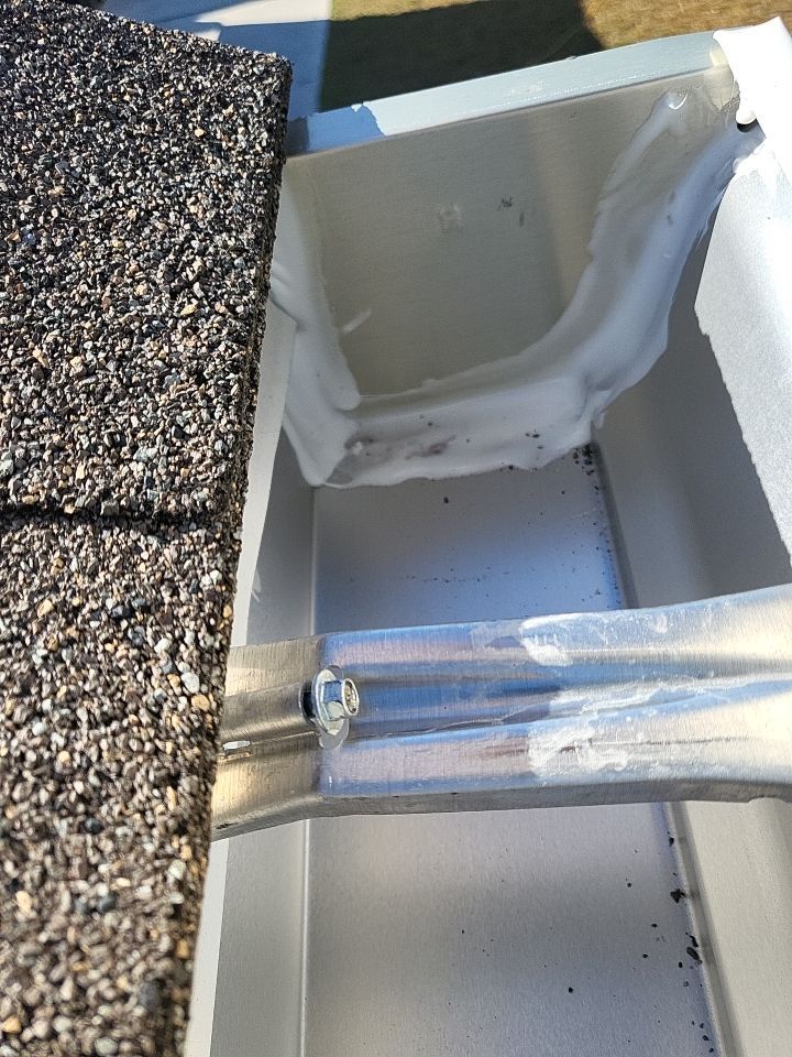 Gutter Installation using White K-Style Gutters by Gutter Professors