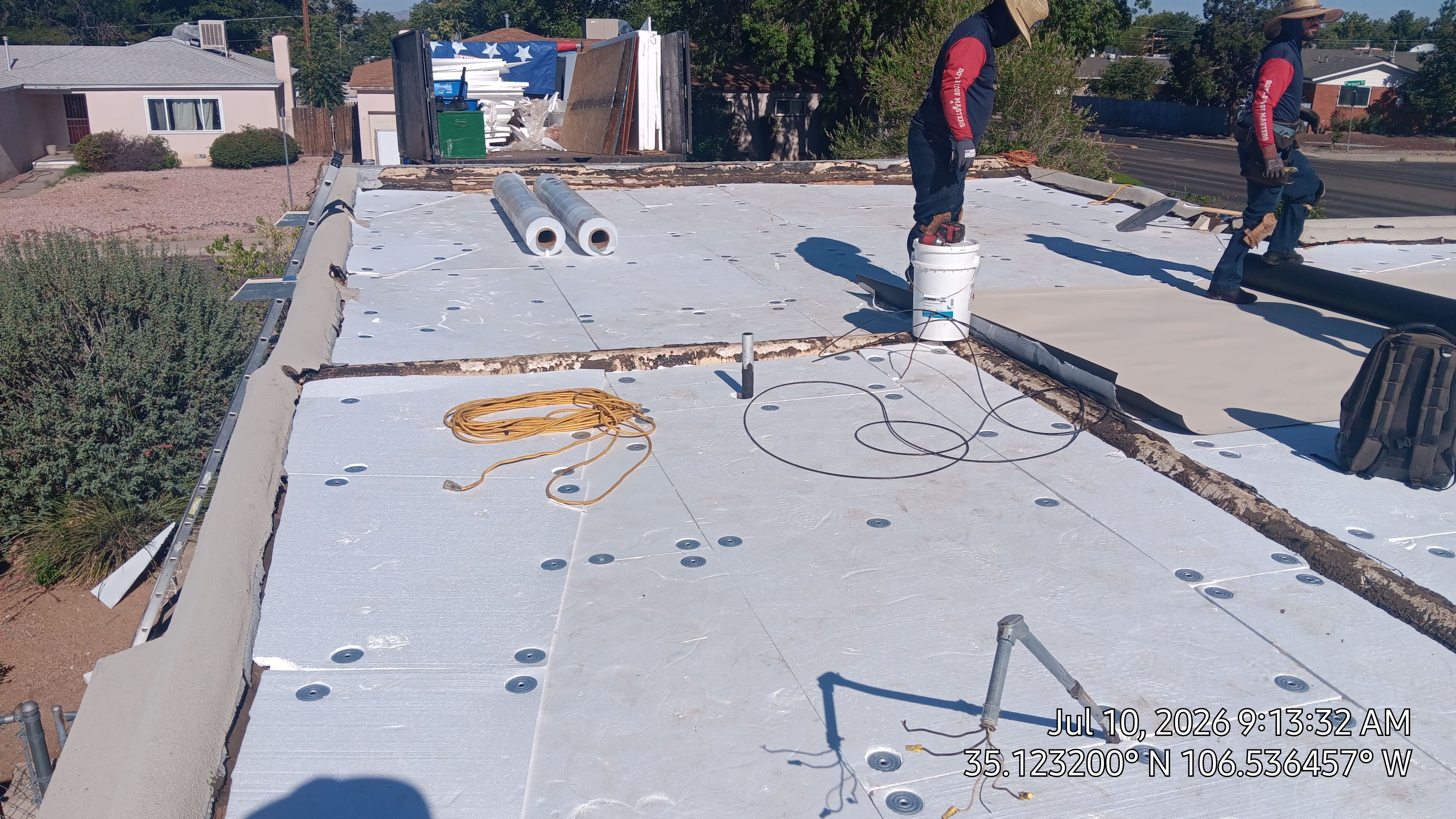 Albuquerque Tar and gravel replaced with Slope and TPO Membrane System by Doyle Roof Masters Inc