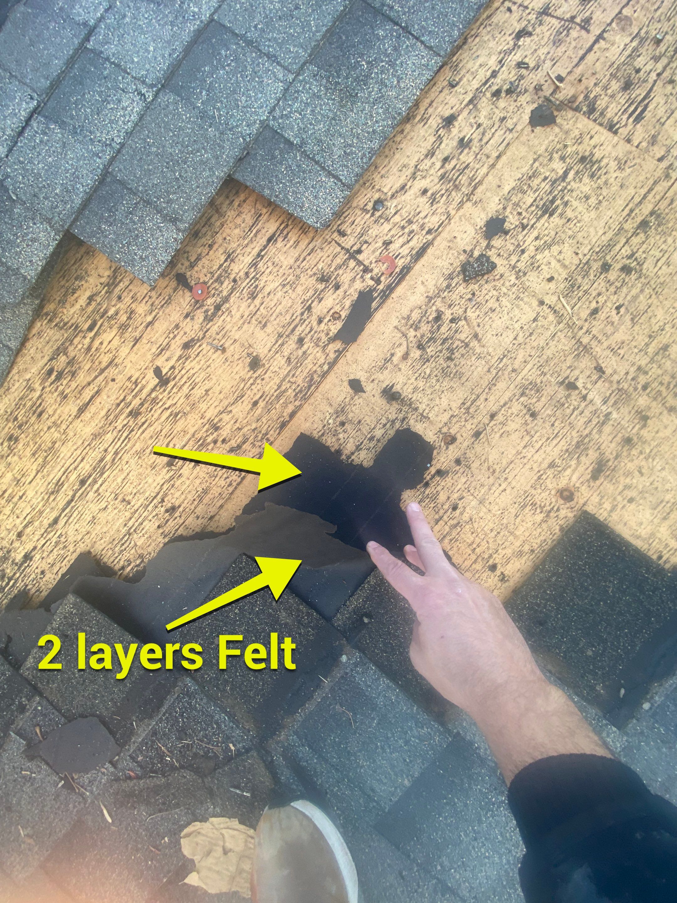 Resdiental Hail Damage Roof Replacement  using Certainteed Northgate Class 4 Impact Resistant "Weathered Wood" color by Black Belt Roofing 