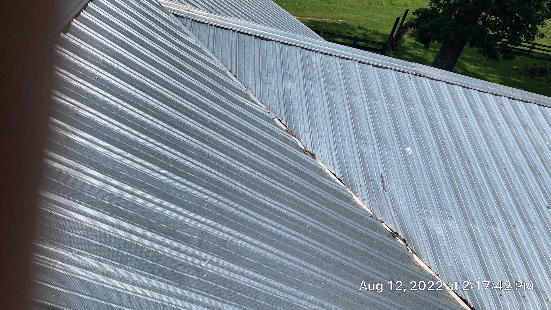 Beautiful Standing Seam Metal Roof by Just In Time Roofing and Restoration