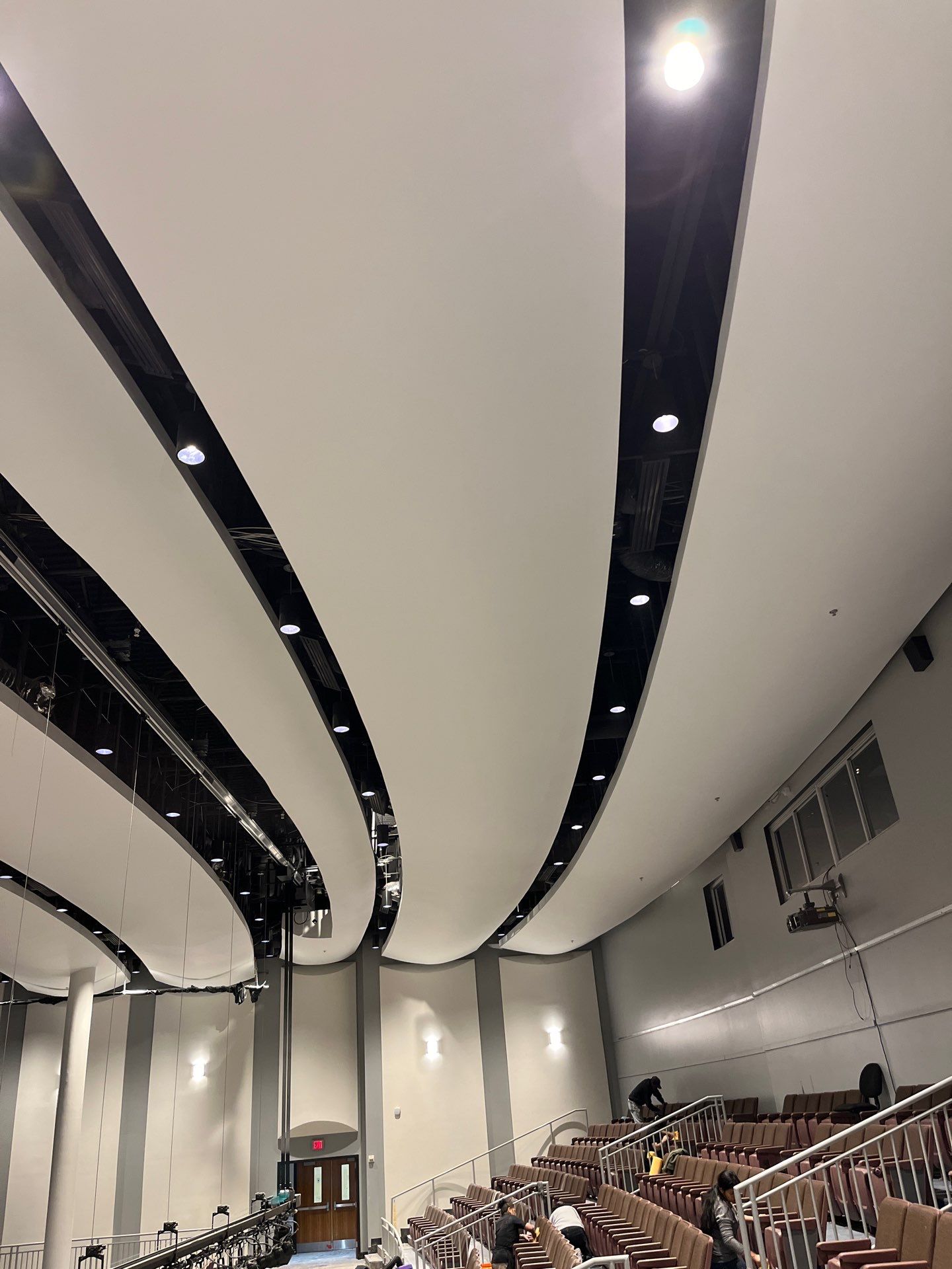 Interior for Milton Highschool Performing Arts Theater by Five Star Painting