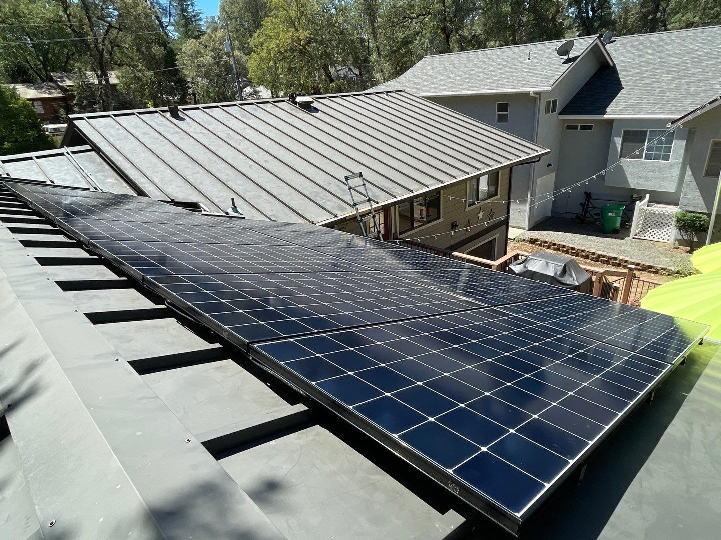 Solar Panel Installation using Solar Panels by Byers Enterprises 