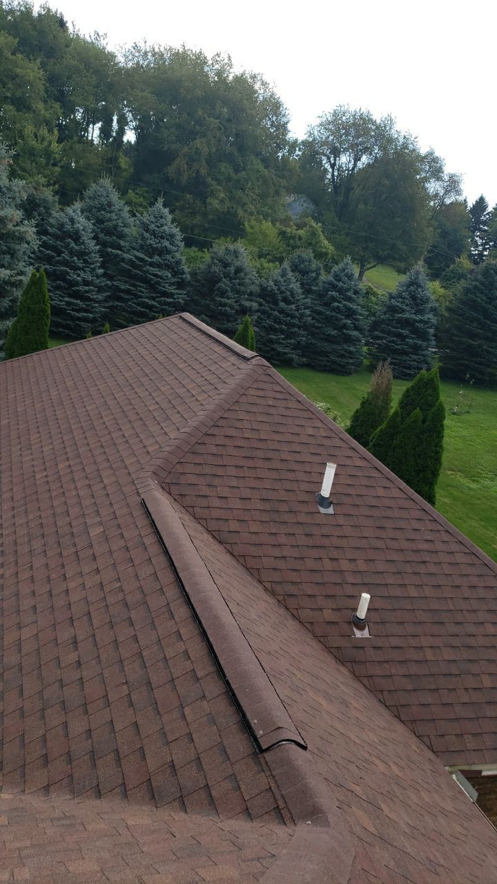 Atlas Pinnacle Pristine Scotchgard: Sienna Drip Edge: Musket Brown by Eagle Eye Roofing