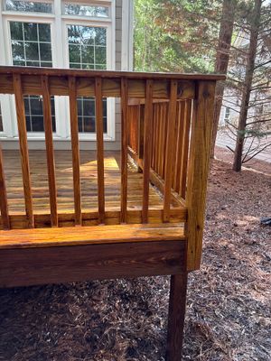Wood Deck using Wood Sealant