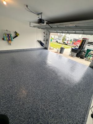 Zephyrhills, FL Epoxy Garage and Patio Floor Upgrade