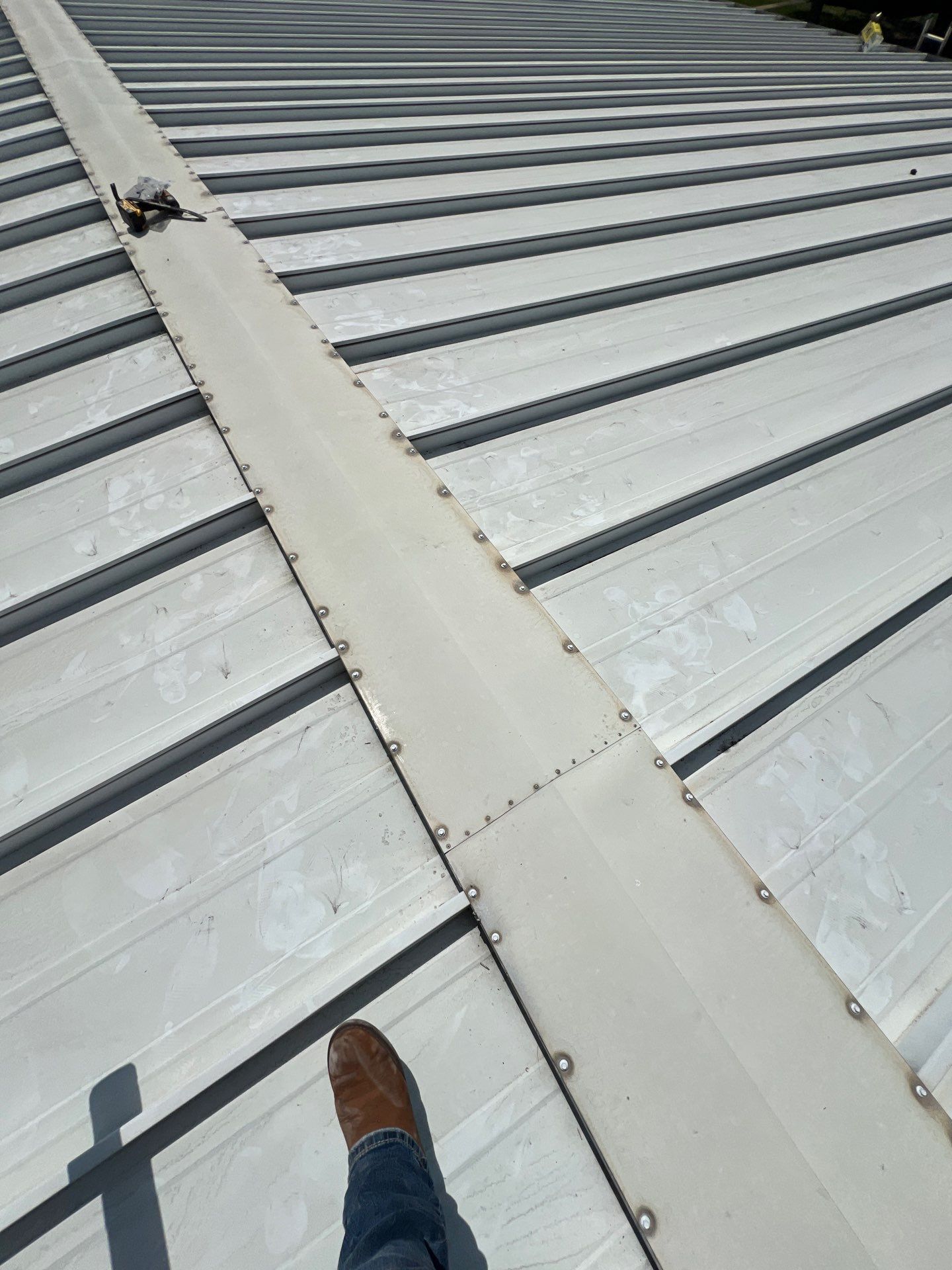 Commercial Roofing Repair using Metal by Roof Repair Company
