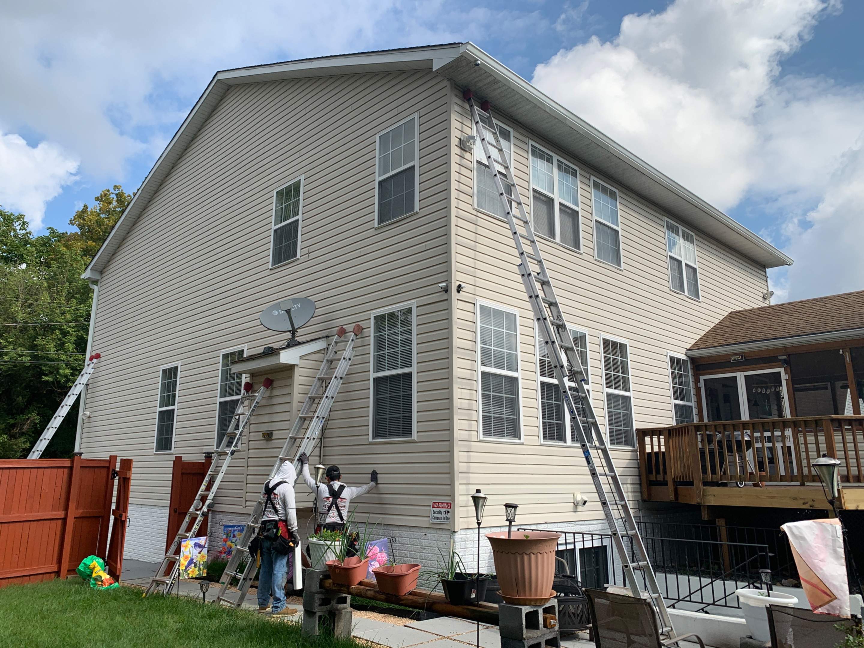 Gutter Installation using 6" Seamless Gutters by Matter Roofing & Construction