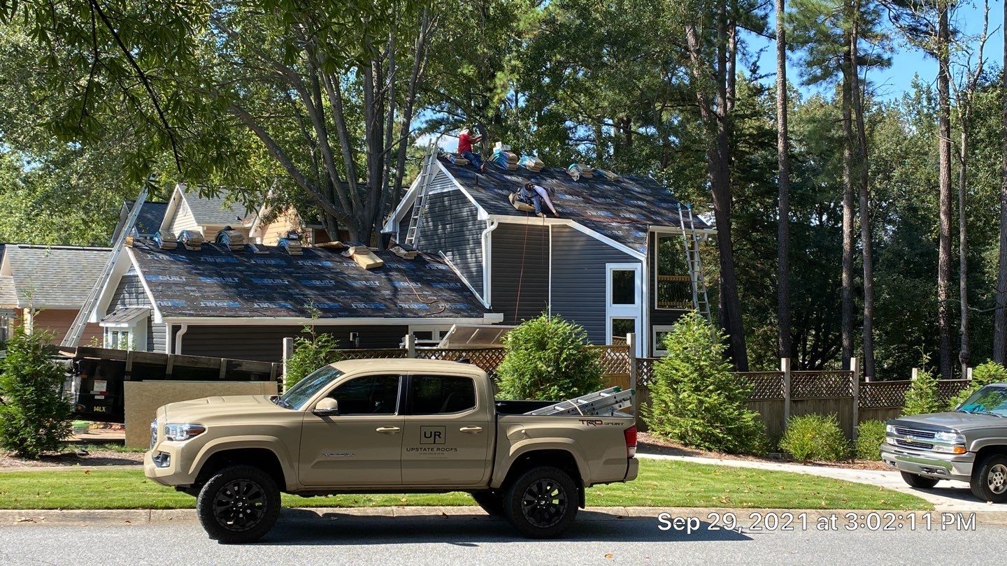 Residential Roofing Installation in Spartanburg using Ceartainteed Landmark Architectural Shingles by Property Assessment