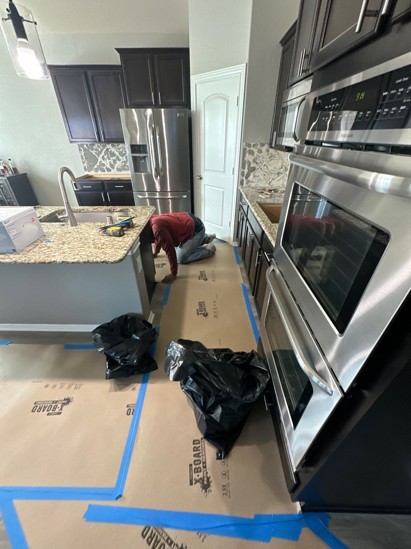 Kitchen Remodel and Outdoor Fireplace in Tomball, TX by SophAlx LLC