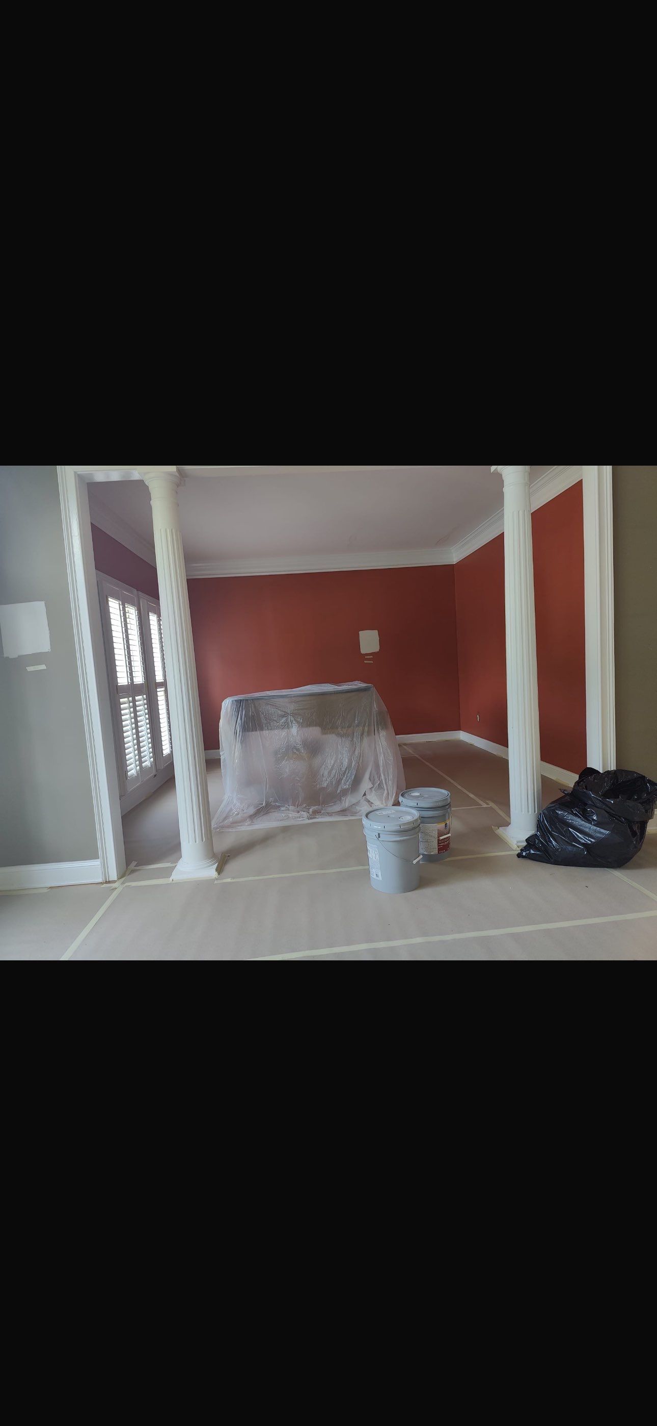Full Interior Home Painting and Screened Porch Refinishing in Alpharetta by Swift Home Renovations