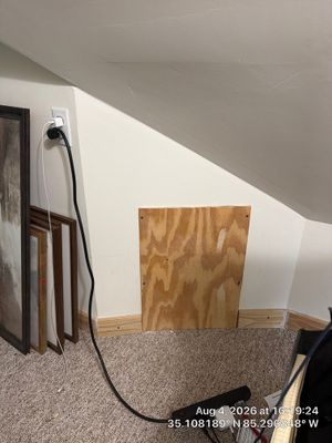 Attic Drywall Demolition and Insulation Board Installation in Chattanooga