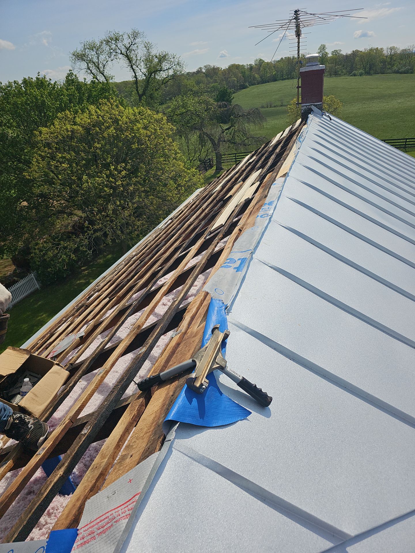 Metal Roof Replacement by Winchester Roofing