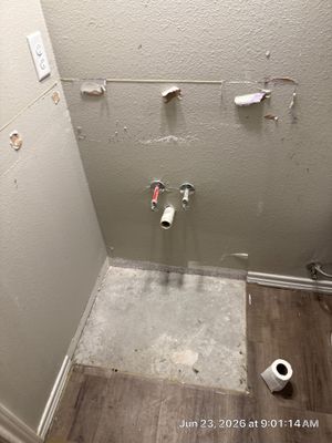Comprehensive Plumbing Installation and Finish-Out in Bryan, Texas
