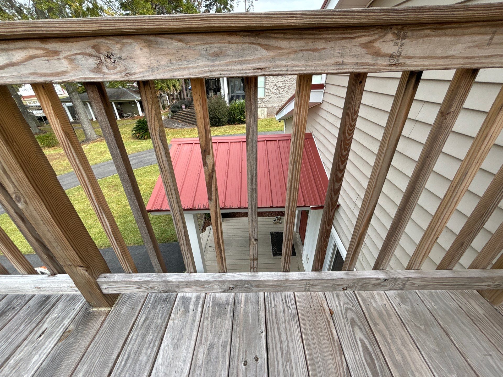 Weathered Deck using Wood Sealant by DuraSeal