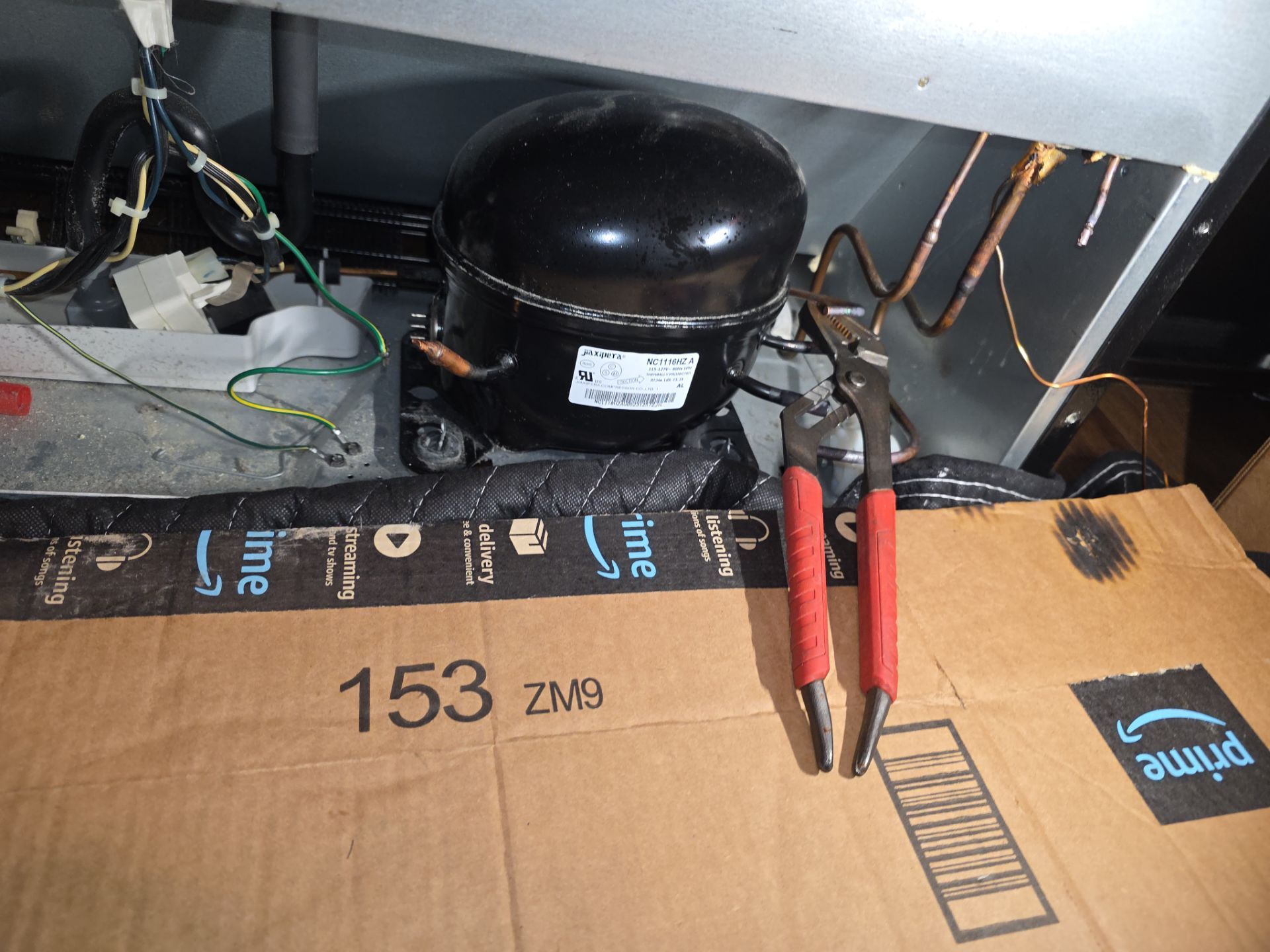 Whirlpool French Door Refrigerator Sealed System Repair in Leesburg by AMB-WORKS APPLIANCE REPAIR