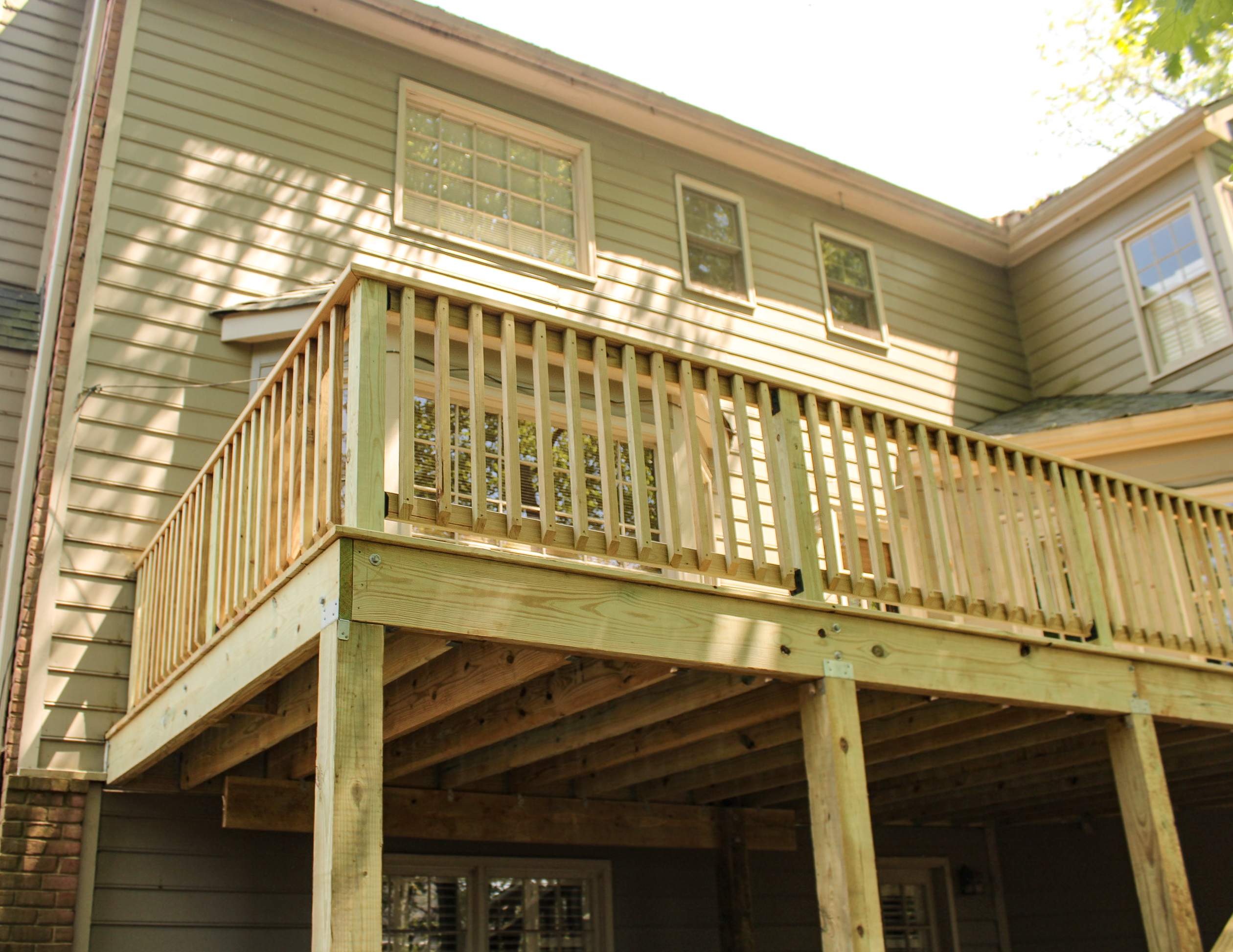 Wood Deck Build in Acworth, GA by Nelson Exteriors 