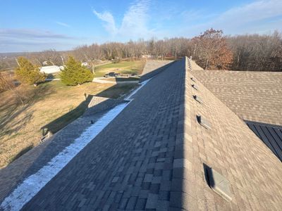 Residential Partial Roofing Install - Tamko Titan XT Shingles - Color Weathered Wood 