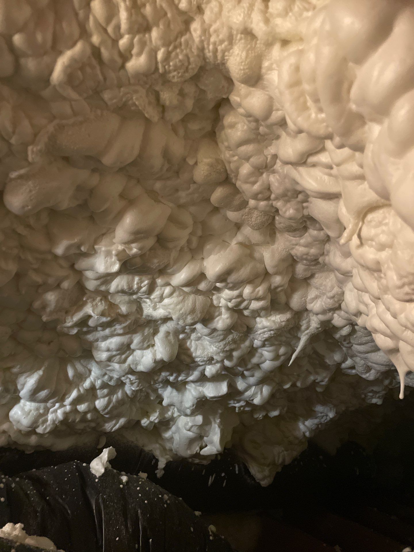 Attic Insulation using open cell spray foam by NYS Foam & Energy