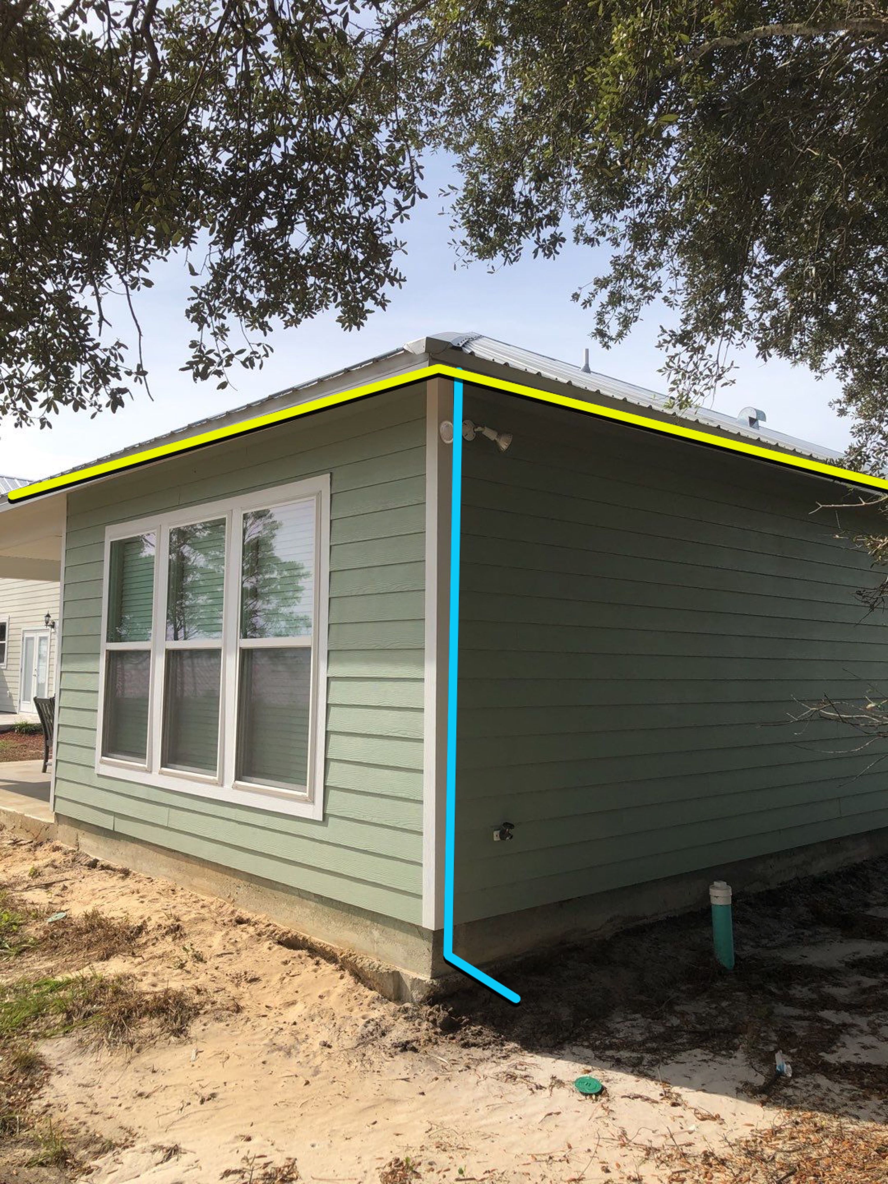 White K-Style Gutter Installation by Gutter Professors