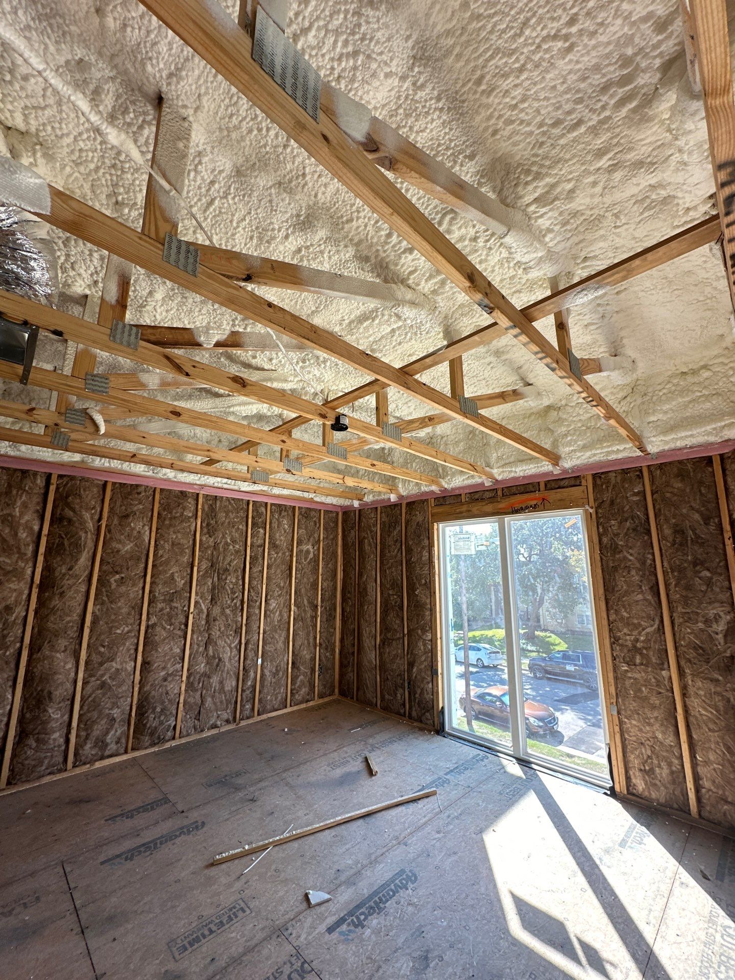 Batt/ Spray foam insulation by Apex Insulation Solutions
