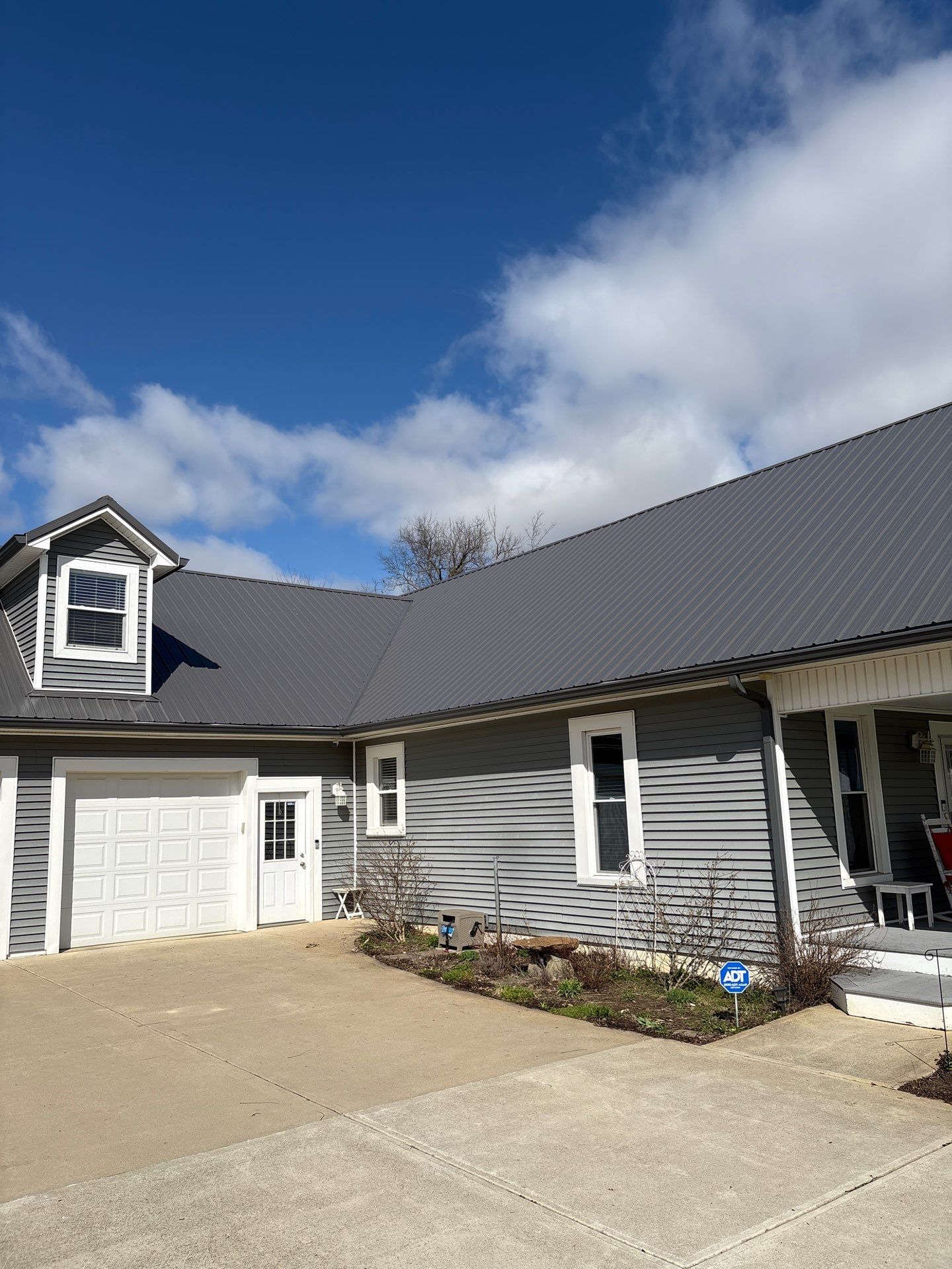 Classic Rib Metal Roofing - Charcoal by Hoel Roofing & Remodeling