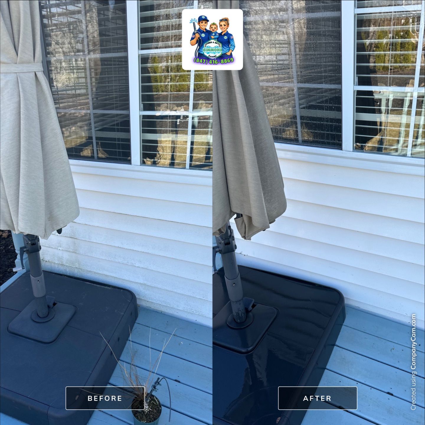 Project in Lindenhurst by Simmons Power & Soft Washing