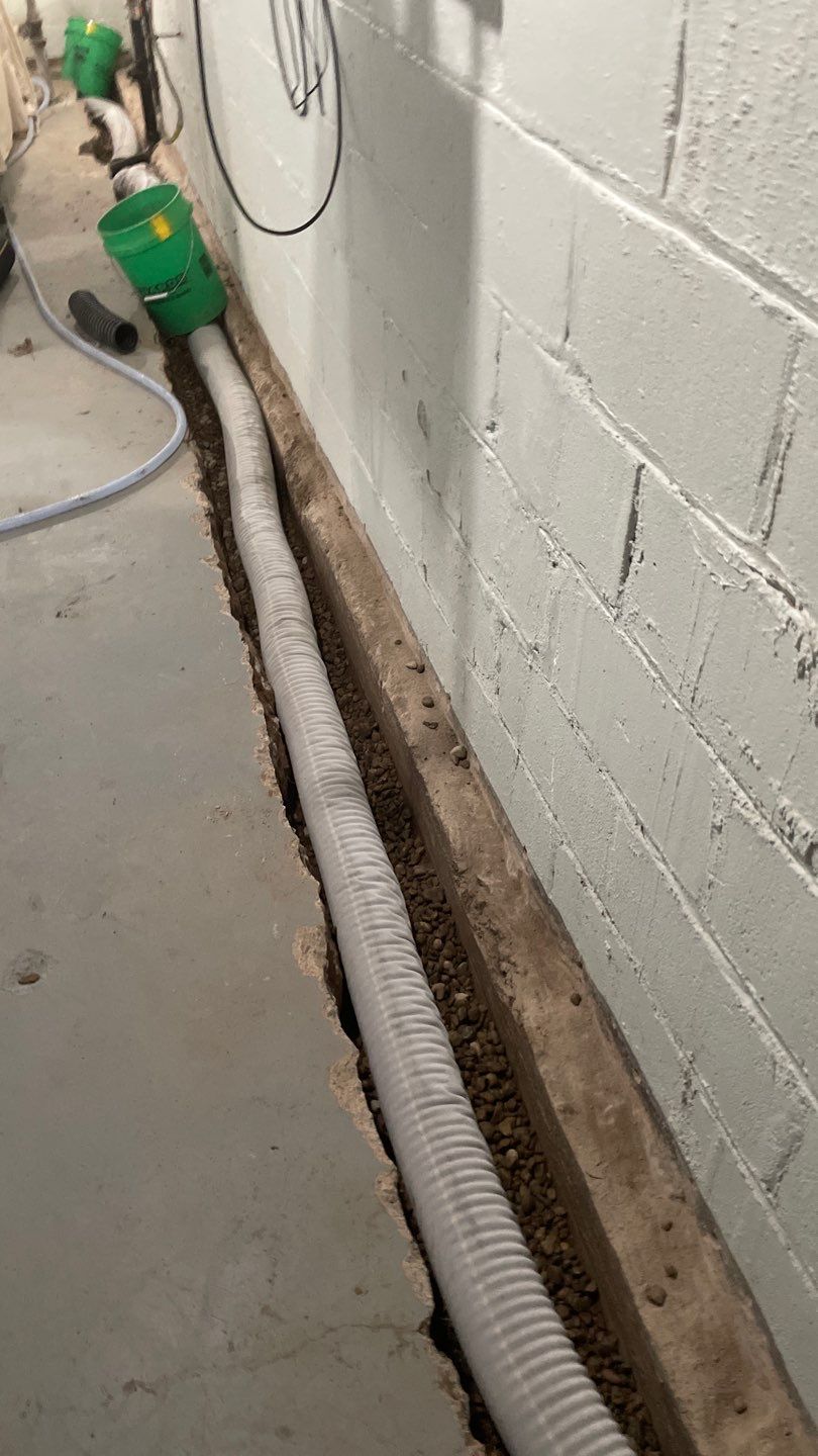 Basement Waterproofing for Kristi & Danny in St. Paul by Waterproofing Northeast