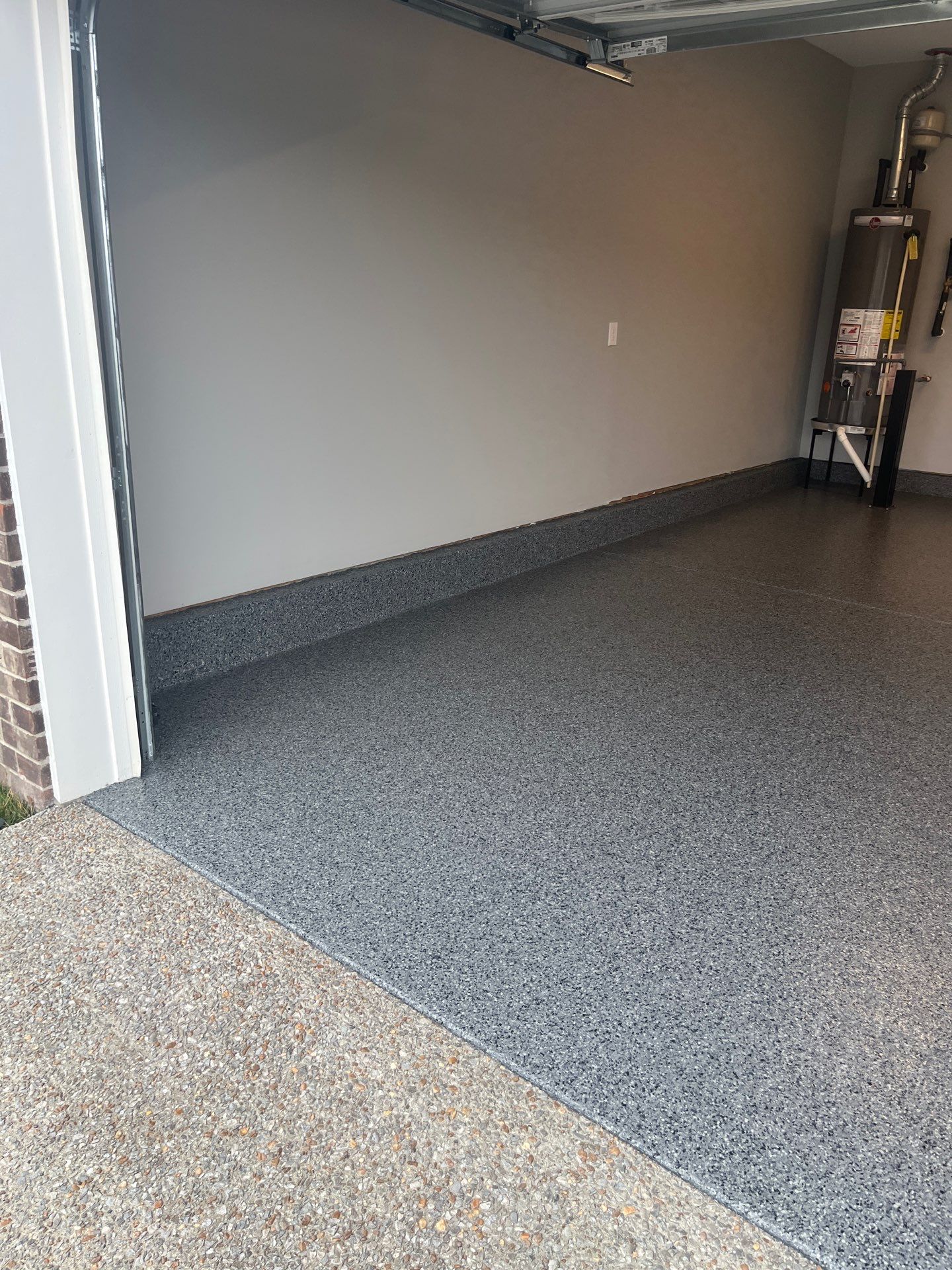 Garage Floor Coating using Nightfall by My Garage Floor Guys
