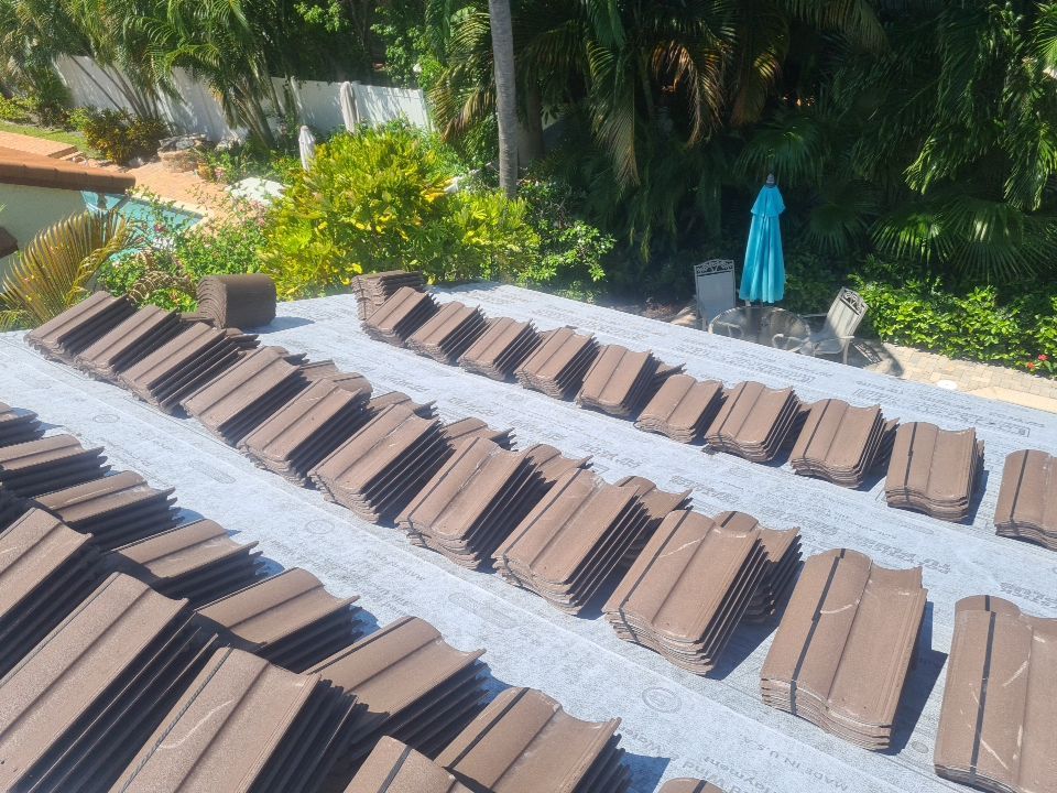 Residential Roofing Installation using Eagle Roofing Tile by BLUES BROTHERS ROOFING