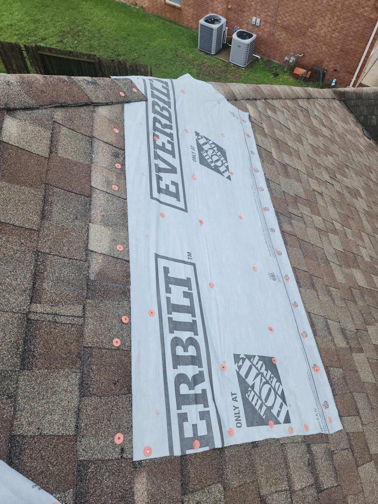 Residential Roofing Installation using Owen's Corning Duration (Lifetime) Shingles by Roof Repair Company