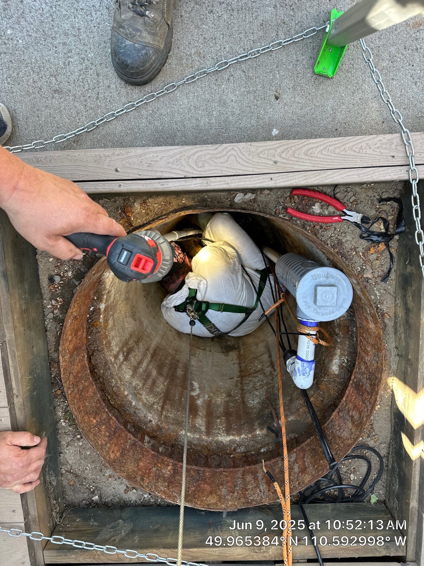 Septic System Lift Pump Replacement and Tank Cleaning in Dunmore by Septic Medic Inc.