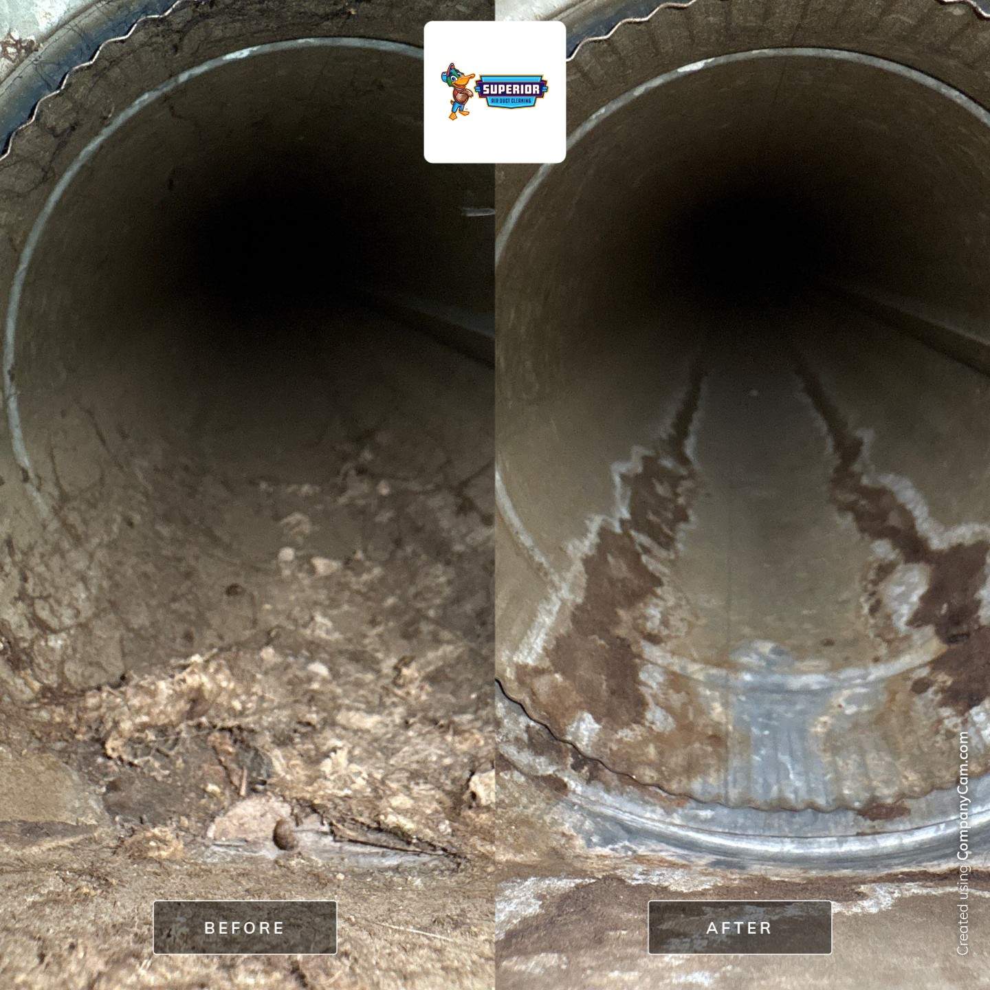 Air Duct Cleaning With a vacuum Truck in Warren, OH by Superior Air Duct Cleaning