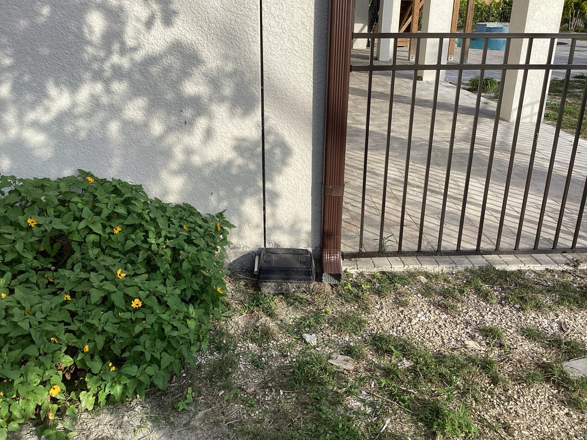 Brown Gutter Installation in Sanibel FL by Gutter Professors