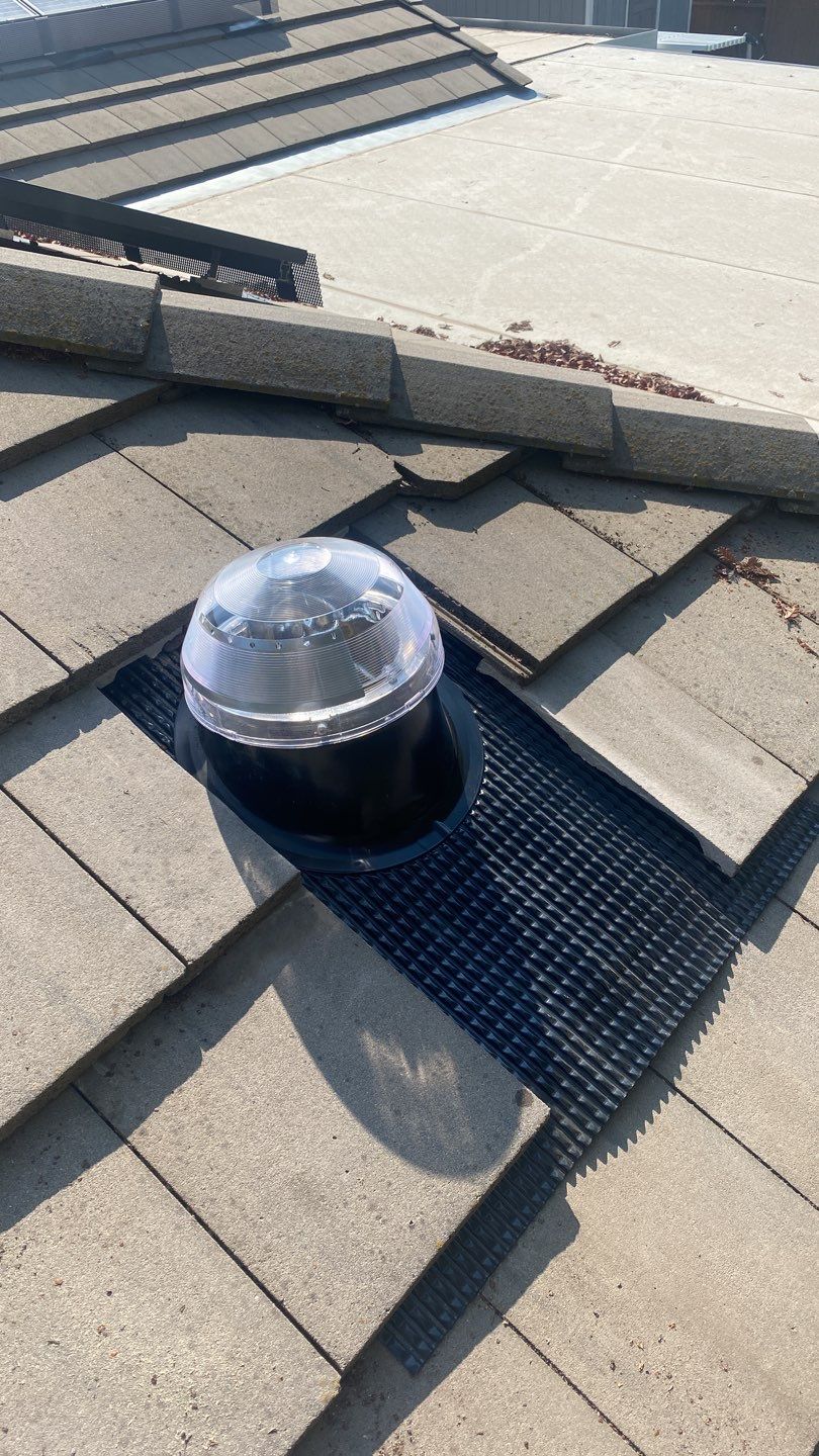 Solatube Installation using Solatube Daylighting by Byers Enterprises 