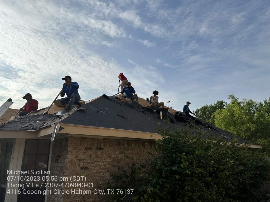 Project in Haltom City by Zeus Exteriors
