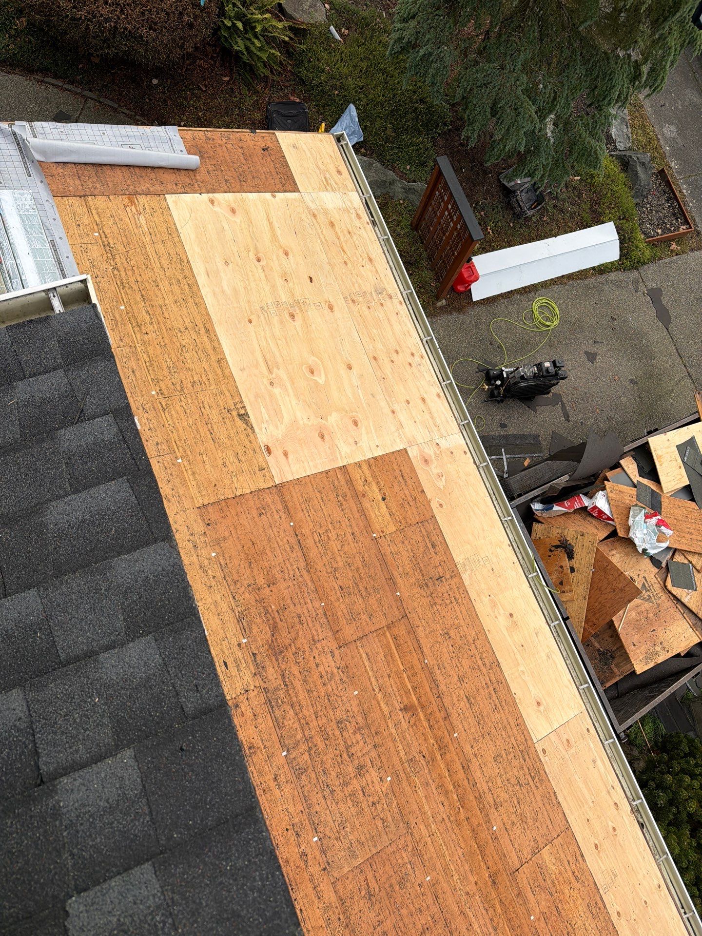 Residential Roofing Installation using GAF HDZ Shingles by Roofing Formula LLC