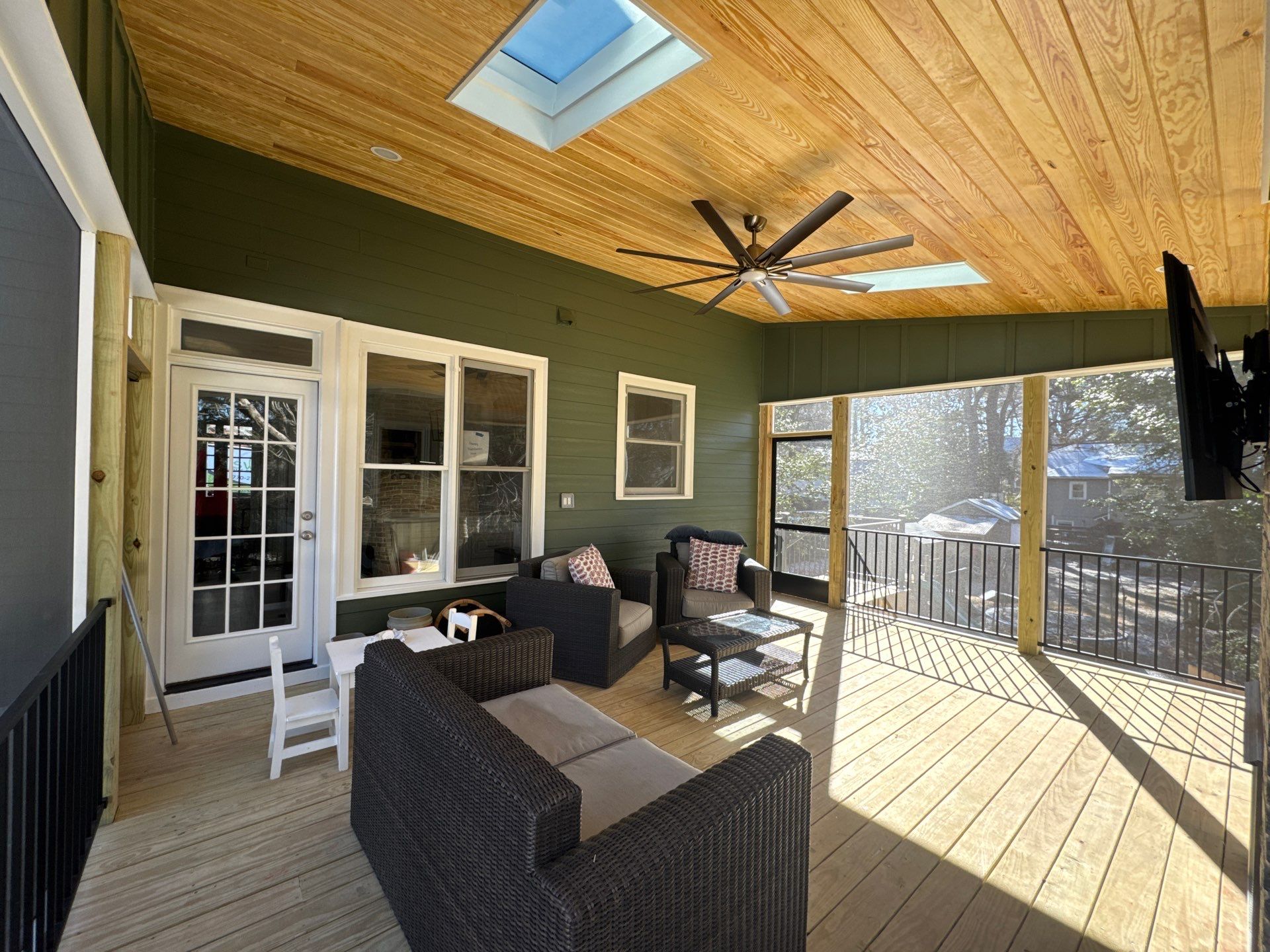 Atlanta Multi-Level Deck and Custom Screened-In Porch Addition by Swift Home Renovations