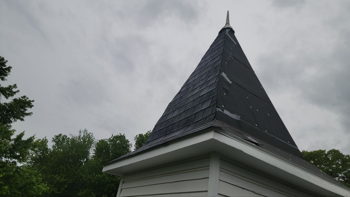 Church Roof Installation using GAF Slateline by ExteriorPros