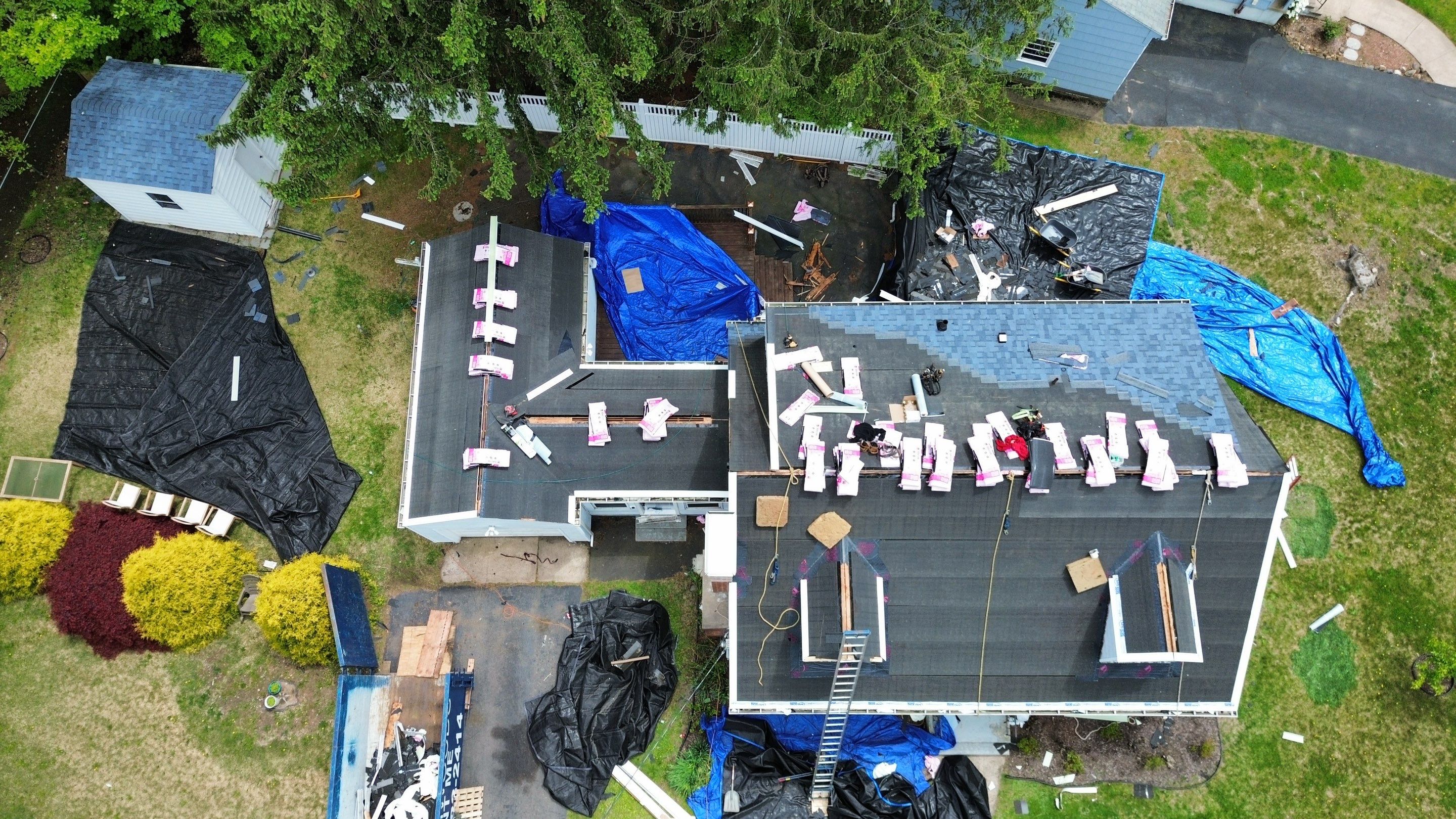 Owens Corning Duration: Harbor Blue in Hamden, Connecticut by Golden Shield Roofing