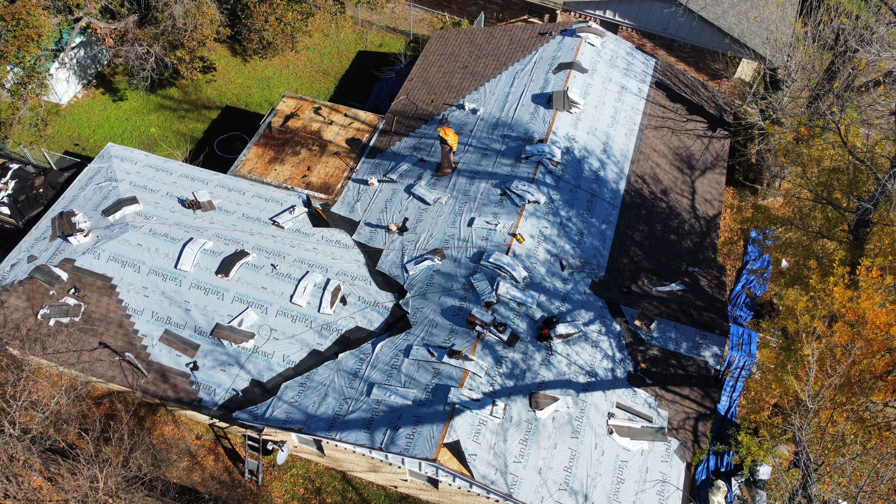 Reroof Project by Berry Good Roofing 
