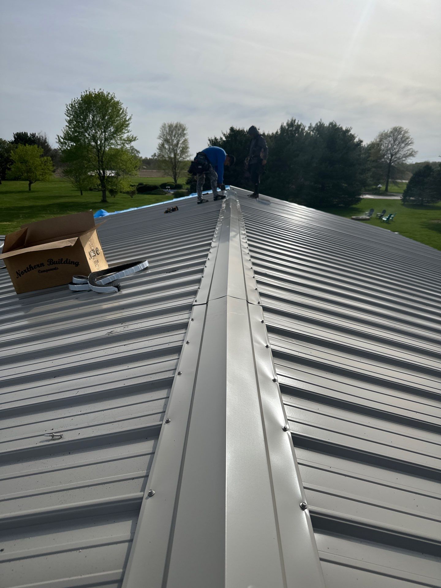 Classic Rib Metal Roofing - Clay by Hoel Roofing & Remodeling